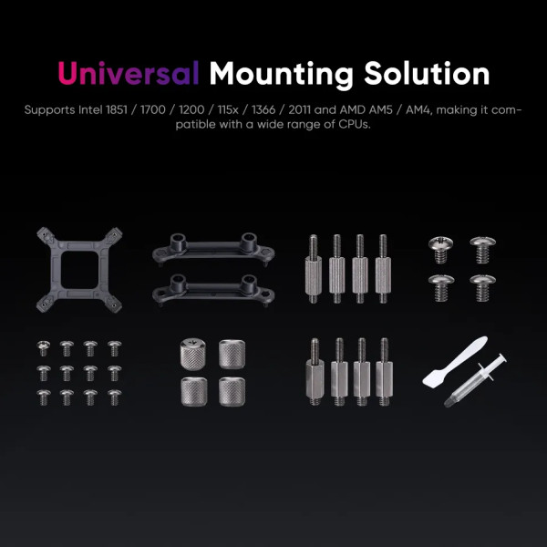 Фото - Водяна система охолодження 1stPlayer X-240 White