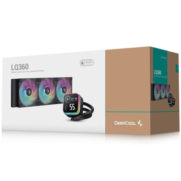 Фото - Водяна система охолодження Deepcool LQ360 Black (R-LQ360-BKLSMW-G-1)