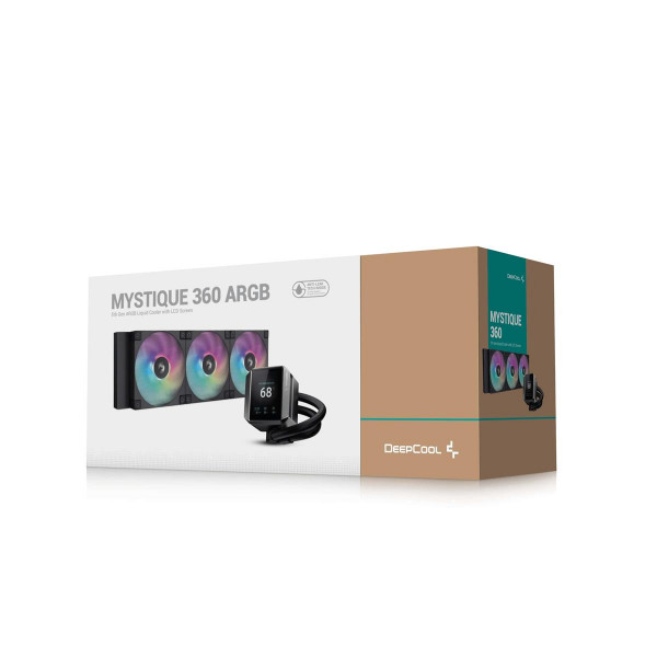 Фото - Водяна система охолодження Deepcool Mystique 360 ARGB Black (R-LX750-BKADSNC-G-1)