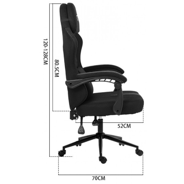 Фото - Крісло для геймерів GT Racer X-2326 Fabric Black/Blue