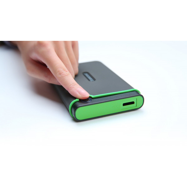 Фото - Жесткий диск внешний Transcend StoreJet 1TB USB 3.1 Iron Gray Slim (TS1TSJ25M3S)