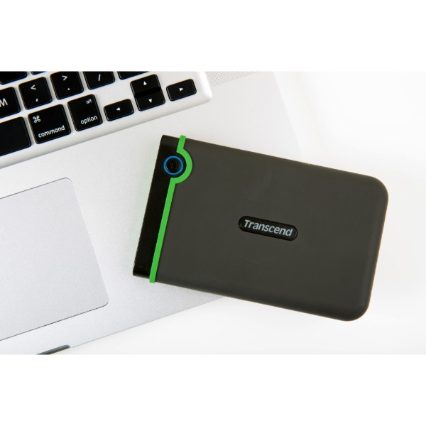 Фото - Жесткий диск внешний Transcend StoreJet 2TB USB 3.0 Iron Gray Slim  (TS2TSJ25M3S)