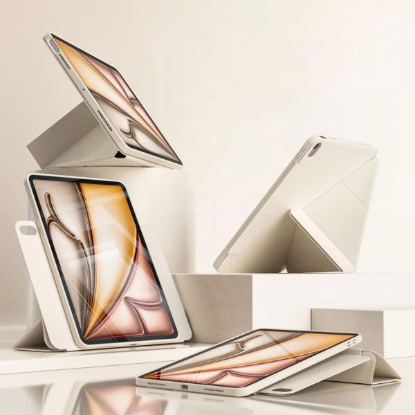 Фото - Чехол для планшета BeCover Ultra Slim Origami Flex с креплением Apple iPad Air 11" M4 2026 Beige (715182)