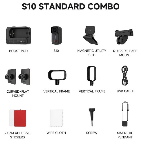 Фото - Экшн-камера SJCAM S10 64 Gb black