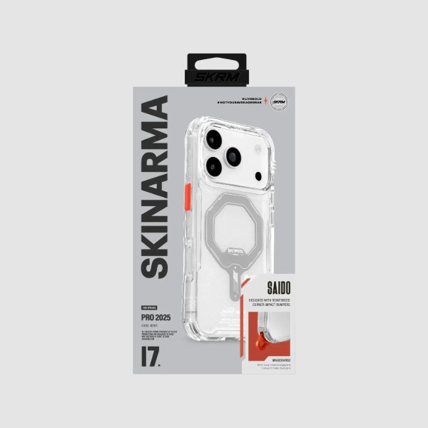 Фото - Чохол для смартфону Skinarma Saido do iPhone 17 Pro Magnetic Charging clear (SK-2025IPP6.3-SDOMS-CLR)