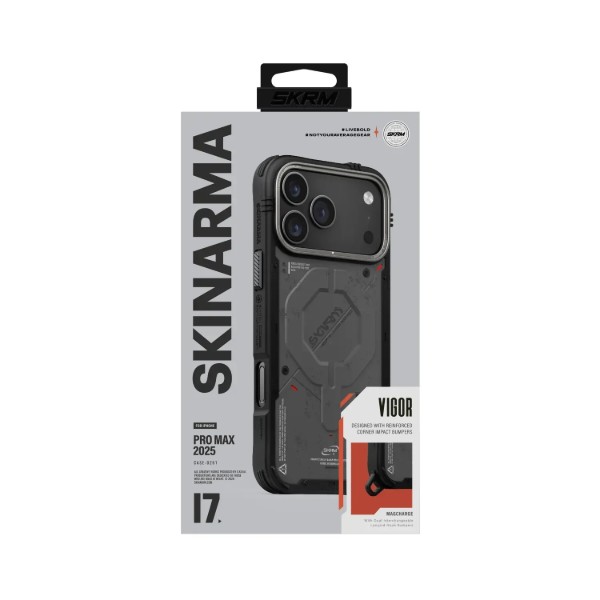 Фото - Чехол для смартфона Skinarma Vigor MagSafe do iPhone 17 Pro Max gray (SK-2025IPP6.9-VGR-CHAR)