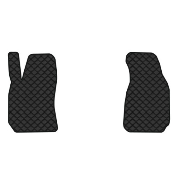 Фото - Коврики из экокожи в салон авто передние EVAtech для Superb (B5) Skoda 2001-2008 1 поколение Sedan EU (SK11449AV2BBLB)