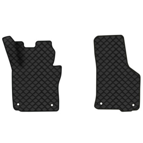 Фото - Килимки з екошкіри в салон авто передні EVAtech для Octavia A5 (MT, 8 clips) Skoda 2004-2013 2 покоління Combi EU (SK12149AE2AV4BBB)