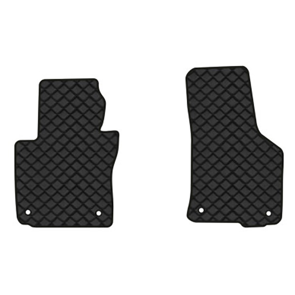 Фото - Коврики из экокожи в салон авто передние EVAtech для Octavia A5 (AT, 8 clips) Skoda 2004-2013 2 поколение Combi EU (SK12151AG2AV4BBB)