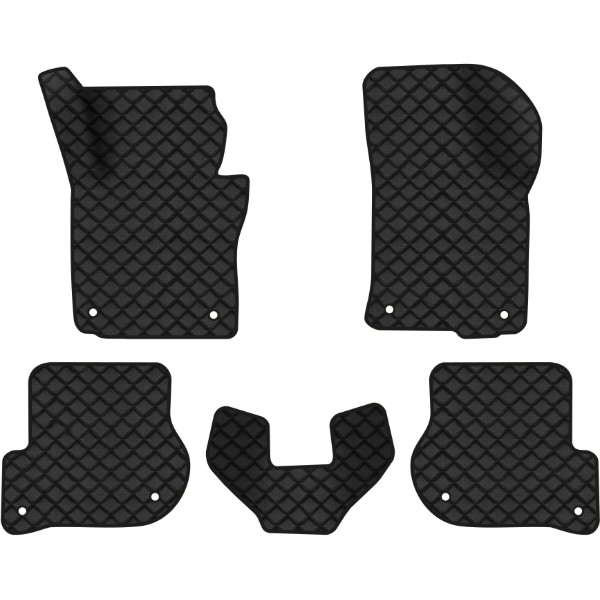 Фото - Коврики из экокожи в салон авто EVAtech ECO для Octavia A5 (AT, 8 clips) Skoda 2004-2013 2 поколение Liftback EU SK12152CD5AV8BBB