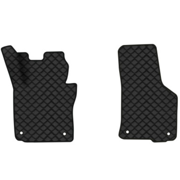 Фото - Коврики из экокожи в салон авто передние EVAtech для Octavia A5 (MT, 4 clips) Skoda 2004-2013 2 поколение Combi EU (SK12153AE2AV4BBB)