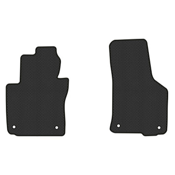 Фото - Коврики из экокожи в салон авто передние EVAtech для Octavia A5 (MT, 4 clips) Skoda 2004-2013 2 поколение Liftback EU (SK12154AG2AV4BBB)