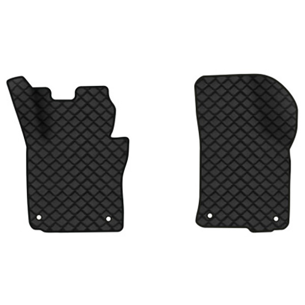 Фото - Килимки з екошкіри в салон авто передні EVAtech для Octavia A5 (MT, 4 clips) Skoda 2004-2013 2 покоління Liftback EU (SK12154AD2AV4BBB)
