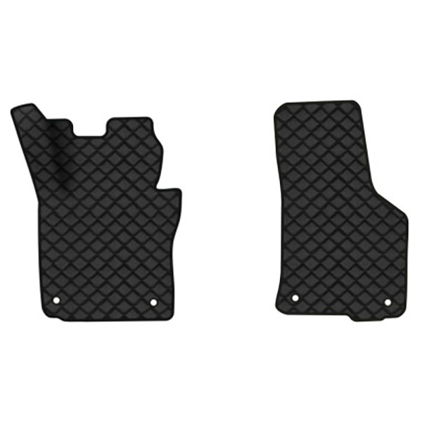 Фото - Килимки з екошкіри в салон авто передні EVAtech для Octavia A5 (MT, 4 clips) Skoda 2004-2013 2 покоління Liftback EU (SK12154AE2AV4BBB)