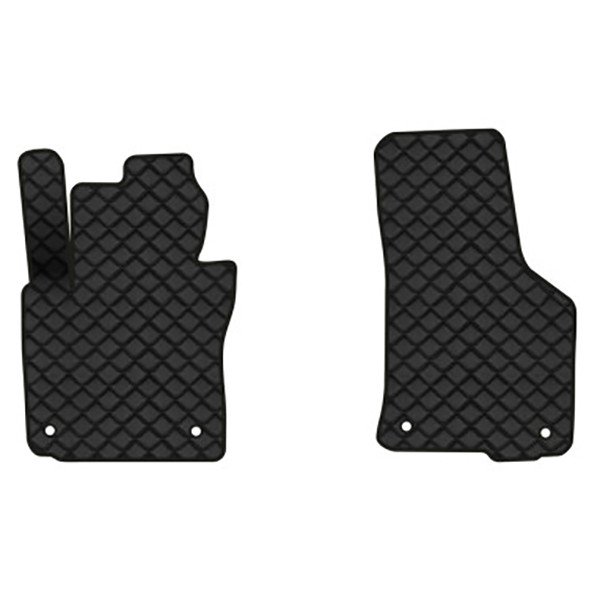 Фото - Килимки з екошкіри в салон авто передні EVAtech для Octavia A5 (MT, 4 clips) Skoda 2004-2013 2 покоління Liftback EU (SK12154AV2AV4BBB)