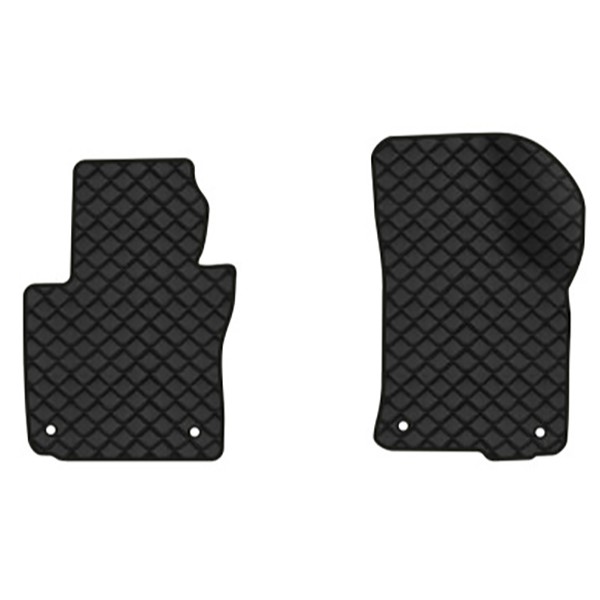 Фото - Коврики из экокожи в салон авто передние EVAtech для Octavia A5 (AT, 4 clips) Skoda 2004-2013 2 поколение Combi EU (SK12155AB2AV4BBB)