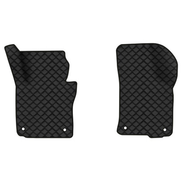 Фото - Коврики из экокожи в салон авто передние EVAtech для Octavia A5 (AT, 4 clips) Skoda 2004-2013 2 поколение Combi EU (SK12155AD2AV4BBB)