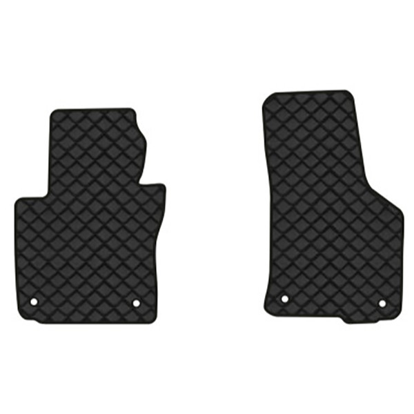 Фото - Килимки з екошкіри в салон авто передні EVAtech для Octavia A5 (AT, 4 clips) Skoda 2004-2013 2 покоління Combi EU (SK12155AG2AV4BBB)