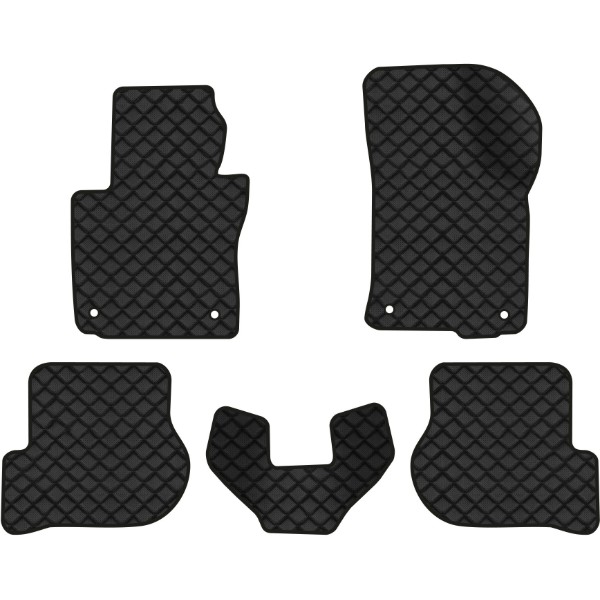 Фото - Килимки з екошкіри в салон авто EVAtech ECO для Octavia A5 (AT, 4 clips) Skoda 2004-2013 2 покоління Combi EU SK12155CB5AV4BBB