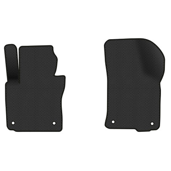 Фото - Коврики из экокожи в салон авто передние EVAtech для Octavia A5 (AT, 4 clips) Skoda 2004-2013 2 поколение Liftback EU (SK12157A2AV4BBB)