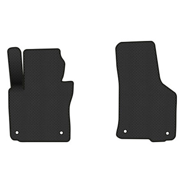 Фото - Коврики из экокожи в салон авто передние EVAtech для Octavia A5 (AT, 4 clips) Skoda 2004-2013 2 поколение Liftback EU (SK12157AV2AV4BBB)