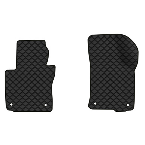 Фото - Килимки з екошкіри в салон авто передні EVAtech для Octavia A5 (AT, 4 clips) Skoda 2004-2013 2 покоління Liftback EU (SK12157AB2AV4BBB)