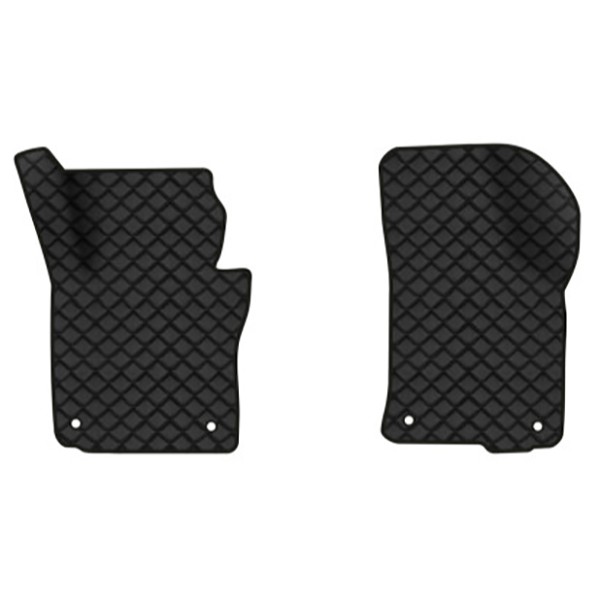 Фото - Килимки з екошкіри в салон авто передні EVAtech для Octavia A5 (AT, 4 clips) Skoda 2004-2013 2 покоління Liftback EU (SK12157AD2AV4BBB)