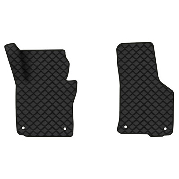 Фото - Коврики из экокожи в салон авто передние EVAtech для Octavia A5 (AT, 4 clips) Skoda 2004-2013 2 поколение Liftback EU (SK12157AE2AV4BBB)