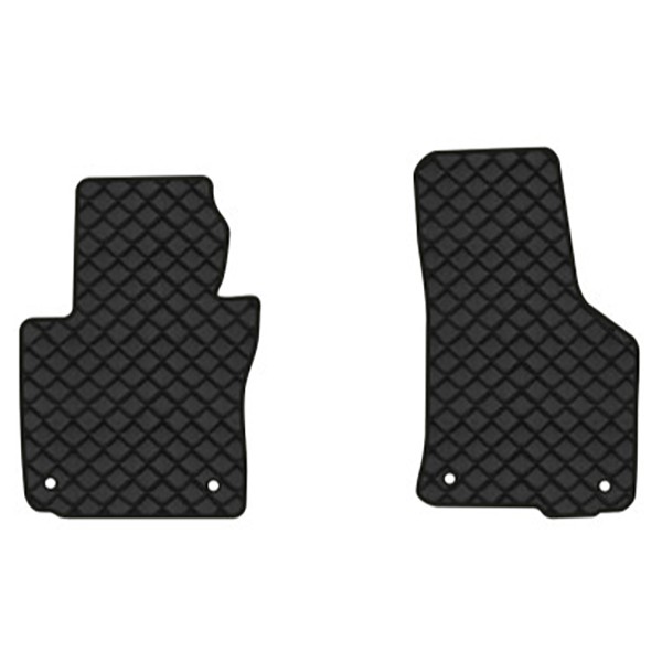 Фото - Коврики из экокожи в салон авто передние EVAtech для Octavia A5 (AT, 4 clips) Skoda 2004-2013 2 поколение Liftback EU (SK12157AG2AV4BBB)