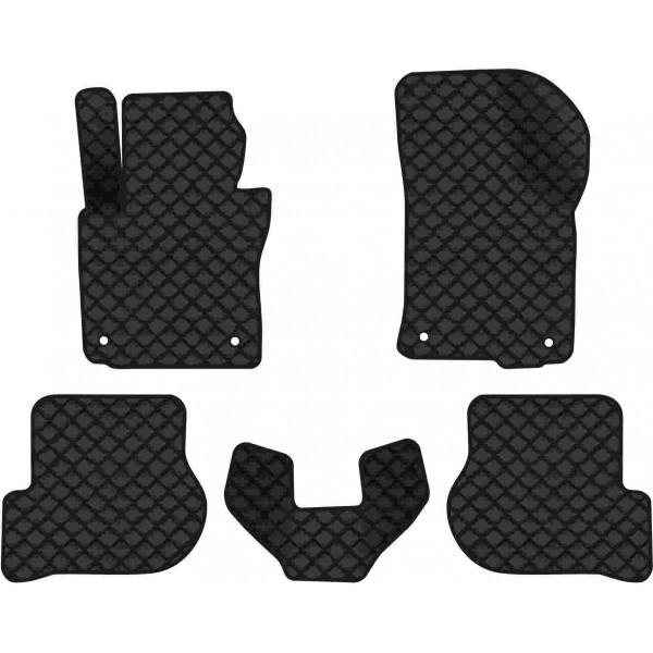 Фото - Коврики из экокожи в салон авто EVAtech ECO для Octavia A5 (AT, 4 clips) Skoda 2004-2013 2 поколение Liftback EU SK12157C5AV4BBB