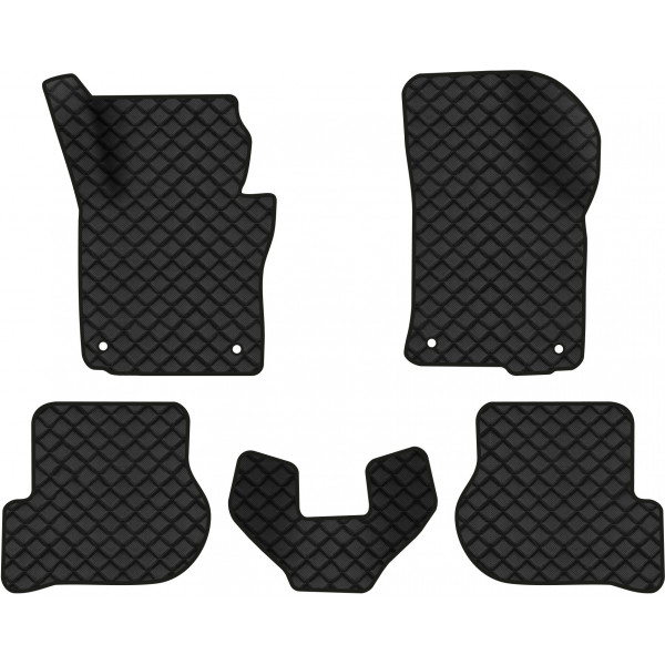 Фото - Килимки з екошкіри в салон авто EVAtech ECO для Octavia A5 (AT, 4 clips) Skoda 2004-2013 2 покоління Liftback EU SK12157CD5AV4BBB