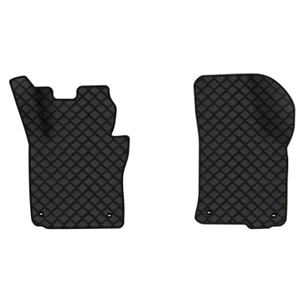 Фото - Килимки з екошкіри в салон авто передні EVAtech для Octavia A5 (MT, 8 clips) Skoda 2004-2013 2 покоління Liftback EU (SK12159AD2TL4BBB)