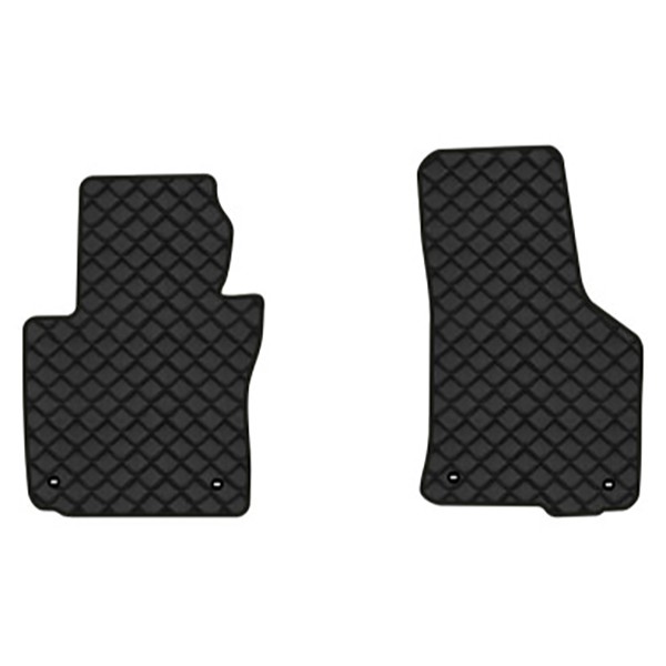 Фото - Килимки з екошкіри в салон авто передні EVAtech для Octavia A5 (AT, 8 clips) Skoda 2004-2013 2 покоління Combi EU (SK12160AG2TL4BBB)