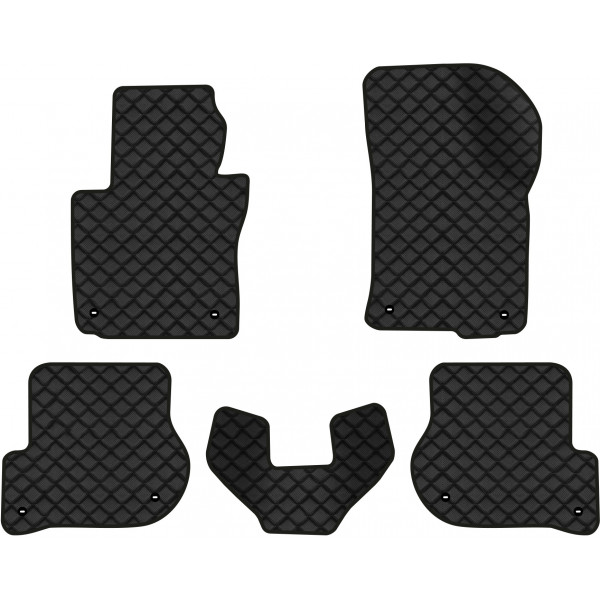 Фото - Килимки з екошкіри в салон авто EVAtech ECO для Octavia A5 (AT, 8 clips) Skoda 2004-2013 2 покоління Combi EU SK12160CB5TL8BBB