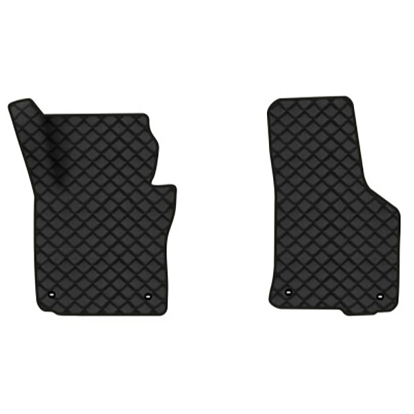 Фото - Килимки з екошкіри в салон авто передні EVAtech для Octavia A5 (AT, 8 clips) Skoda 2004-2013 2 покоління Liftback EU (SK12161AE2TL4BBB)