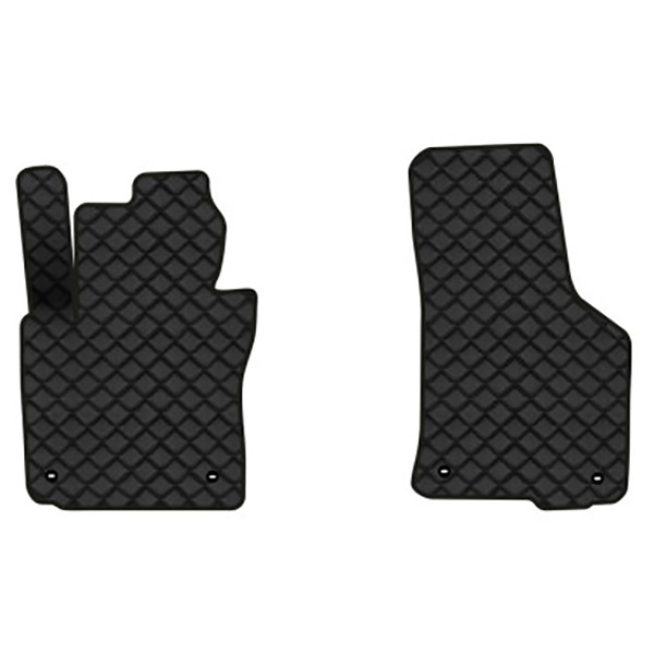 Фото - Килимки з екошкіри в салон авто передні EVAtech для Octavia A5 (MT, 4 clips) Skoda 2004-2013 2 покоління Combi EU (SK12162AV2TL4BBB)