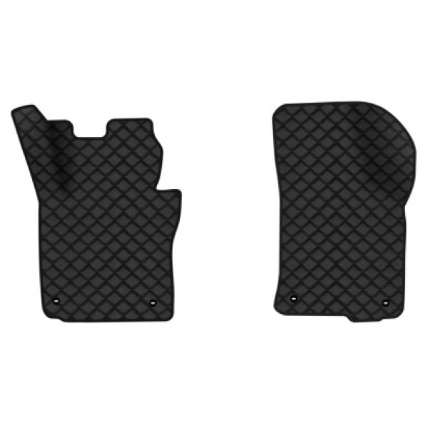 Фото - Килимки з екошкіри в салон авто передні EVAtech для Octavia A5 (MT, 4 clips) Skoda 2004-2013 2 покоління Liftback EU (SK12163AD2TL4BBB)