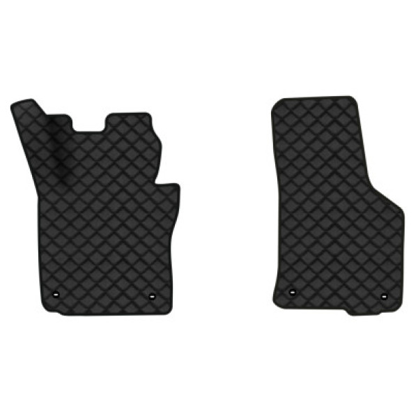 Фото - Килимки з екошкіри в салон авто передні EVAtech для Octavia A5 (MT, 4 clips) Skoda 2004-2013 2 покоління Liftback EU (SK12163AE2TL4BBB)