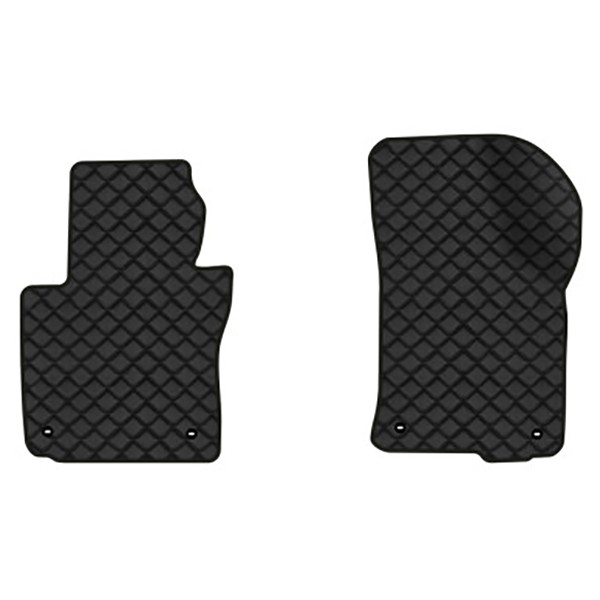 Фото - Коврики из экокожи в салон авто передние EVAtech для Octavia A5 (AT, 4 clips) Skoda 2004-2013 2 поколение Combi EU (SK12164AB2TL4BBB)