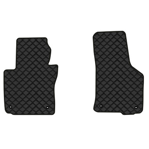 Фото - Килимки з екошкіри в салон авто передні EVAtech для Octavia A5 (AT, 4 clips) Skoda 2004-2013 2 покоління Combi EU (SK12164AG2TL4BBB)