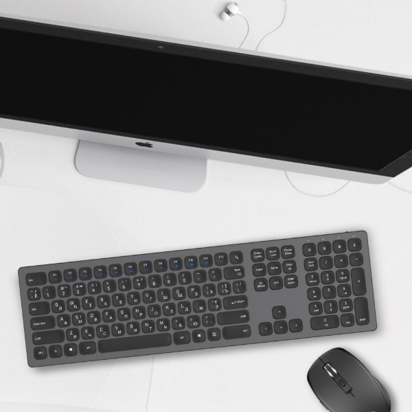 Фото - Клавиатура беспроводная OfficePro SK1550 Wireless Black (SK1550B)