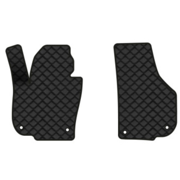 Фото - Коврики из экокожи в салон авто передние EVAtech для Superb (B6) Skoda 2008-2015 2 поколение Combi EU (SK31130AE2AV4BBB)
