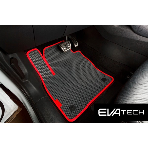 Фото - Коврики из экокожи в салон авто передние EVAtech для Kodiaq (5 seats) Skoda 2016-2021 1 поколение SUV EU (SK32942AM2AV4BBLB)