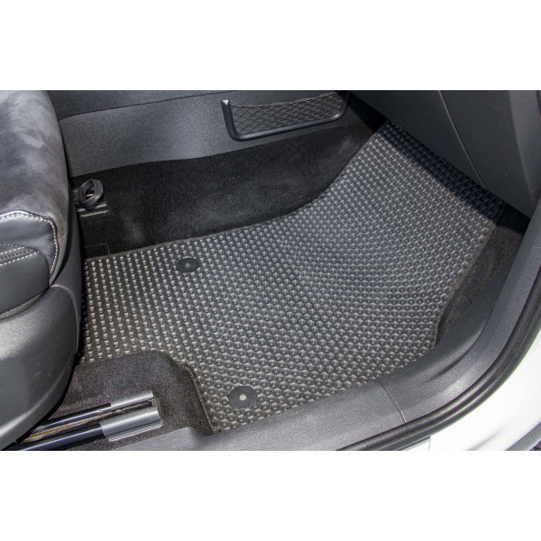 Фото - Коврики из экокожи в салон авто передние EVAtech для Kodiaq (5 seats) Skoda 2016-2021 1 поколение SUV EU (SK32942AK2AV4BBLB)