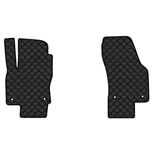 Фото - Коврики из экокожи в салон авто передние EVAtech для Kodiaq (5 seats) Skoda 2016-2021 1 поколение SUV EU (SK32942AK2AV4BBLB)