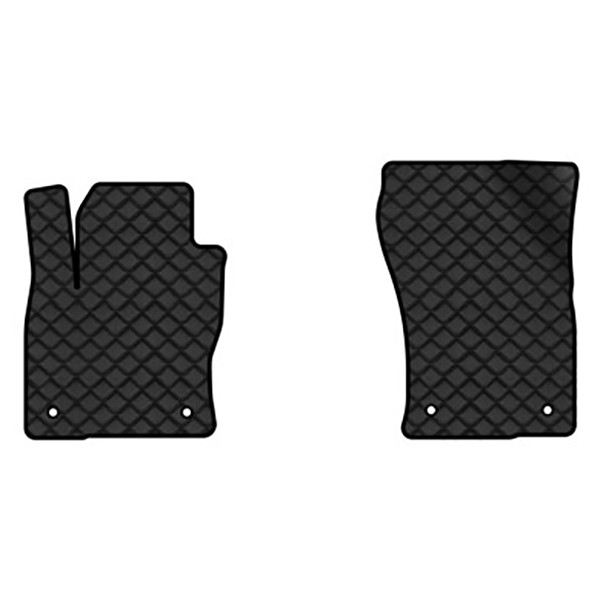 Фото - Коврики из экокожи в салон авто передние EVAtech для Kodiaq (5 seats) Skoda 2016-2021 1 поколение SUV EU (SK32942AM2AV4BBLB)