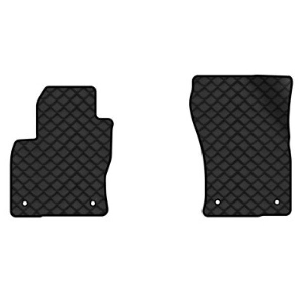 Фото - Коврики из экокожи в салон авто передние EVAtech для Kodiaq (5 seats) Skoda 2016-2021 1 поколение SUV EU (SK32942AO2AV4BBLB)
