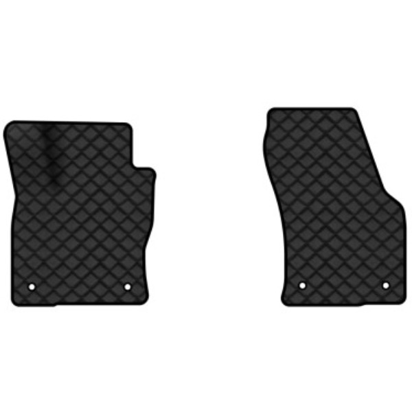 Фото - Коврики из экокожи в салон авто передние EVAtech для Kodiaq (5 seats) Skoda 2016-2021 1 поколение SUV EU (SK32942AQ2AV4BBLB)