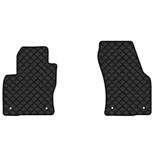 Фото - Коврики из экокожи в салон авто передние EVAtech для Kodiaq (5 seats) Skoda 2016-2021 1 поколение SUV EU (SK32942AS2AV4BBLB)