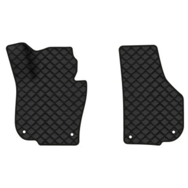 Фото - Коврики из экокожи в салон авто передние EVAtech для Superb (B6) Skoda 2008-2015 2 поколение Sedan EU (SK34430AE2TL4BBB)
